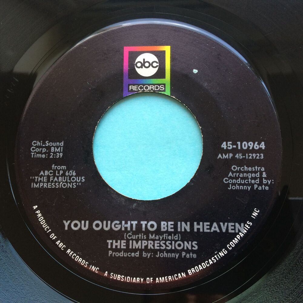 Impressions - You ought to be in heaven - ABC - Ex-