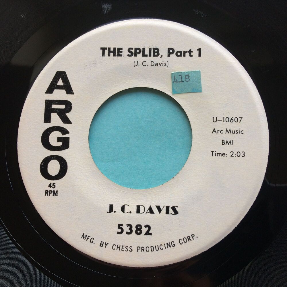 J C Davis - The Splib - Argo promo (sol) - Ex
