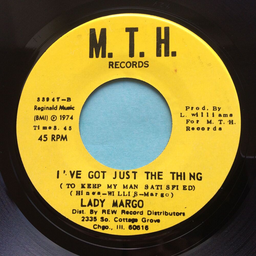 Lady Margo - I've got just the thing (to keep my man satisfied) b/w This is my prayer (To find someone of my own) - M.T.H. - VG+