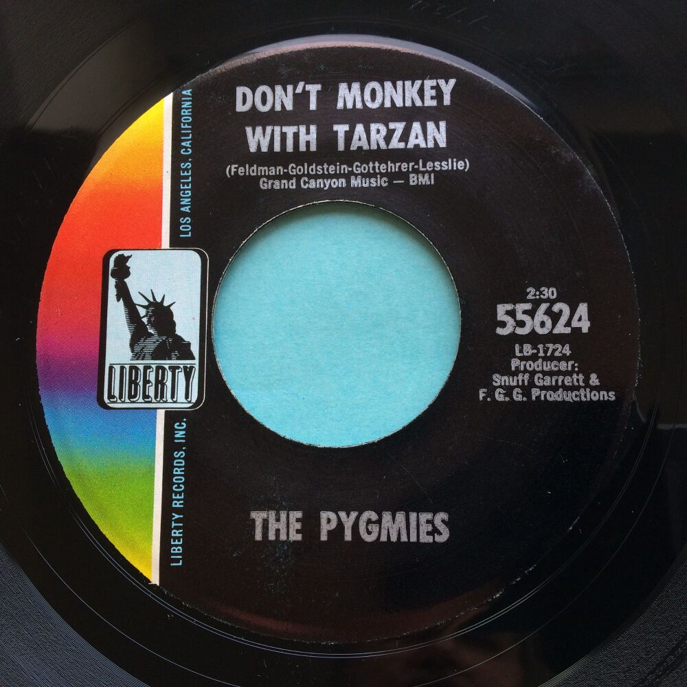 Pygmies - Don't monkey with Tarzan b/w The other side - Liberty - Ex