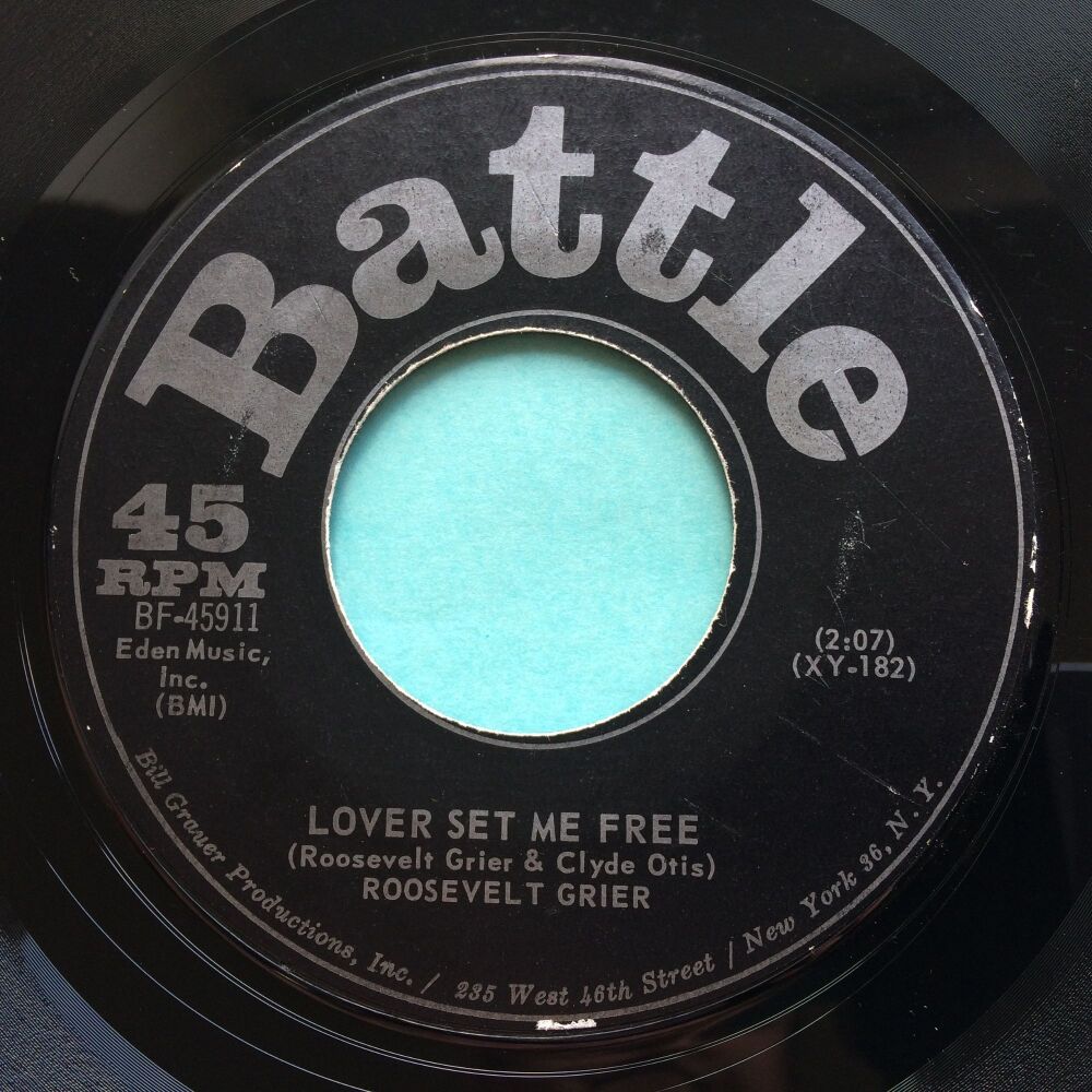 Roosevelt Grier - Lover set me free - Battle - Ex-