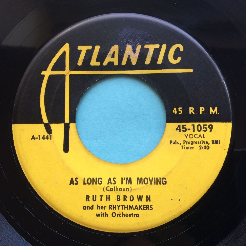 Ruth Brown - As long as I'm moving - Atlantic - VG+