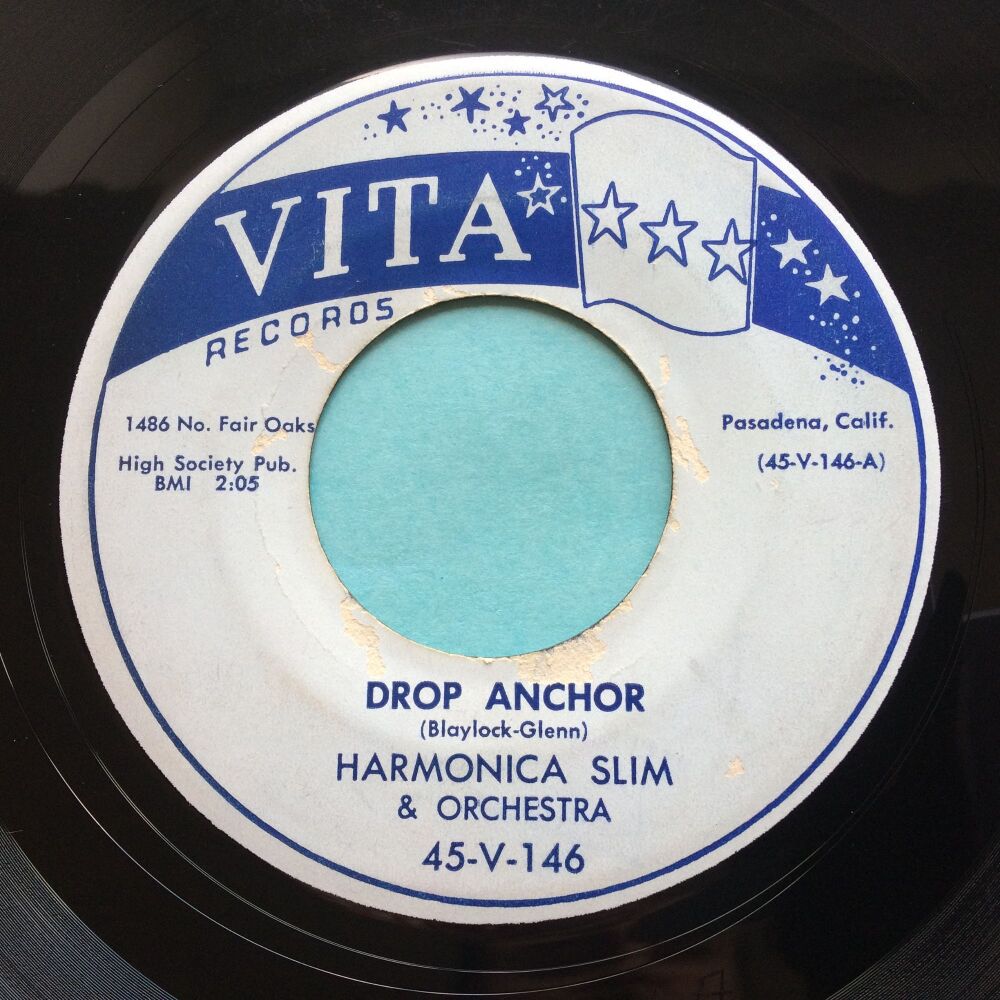 Harmonica Slim - Drop Anchor b/w Do what you want to do - Vita - VG+