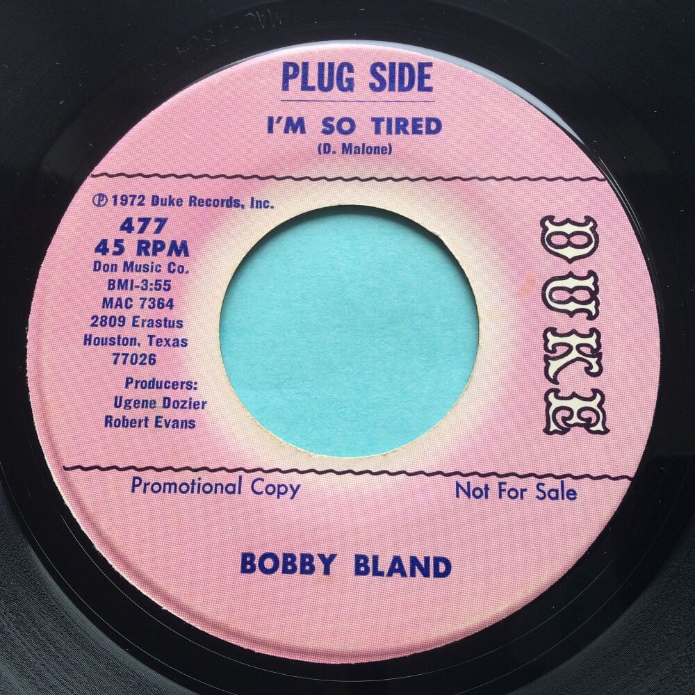 Bobby Bland - I'm so tired (rare extended intro/alt version) - Duke promo - Ex-