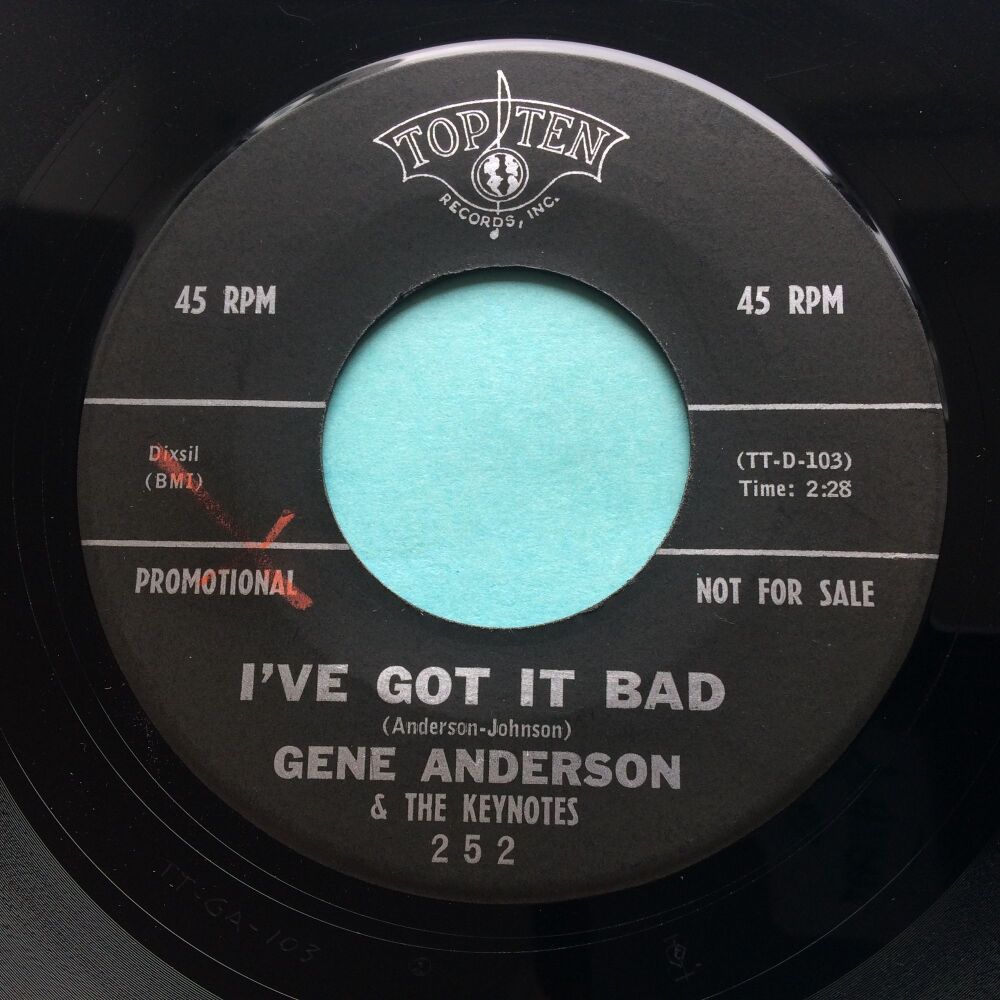 Gene Anderson - I've got it bad - Top Ten - Ex