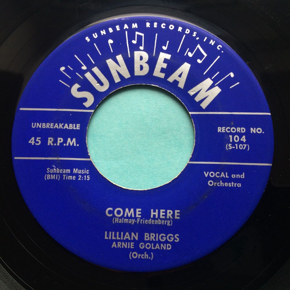 Lillian Briggs - Come here - Sunbeam - Ex