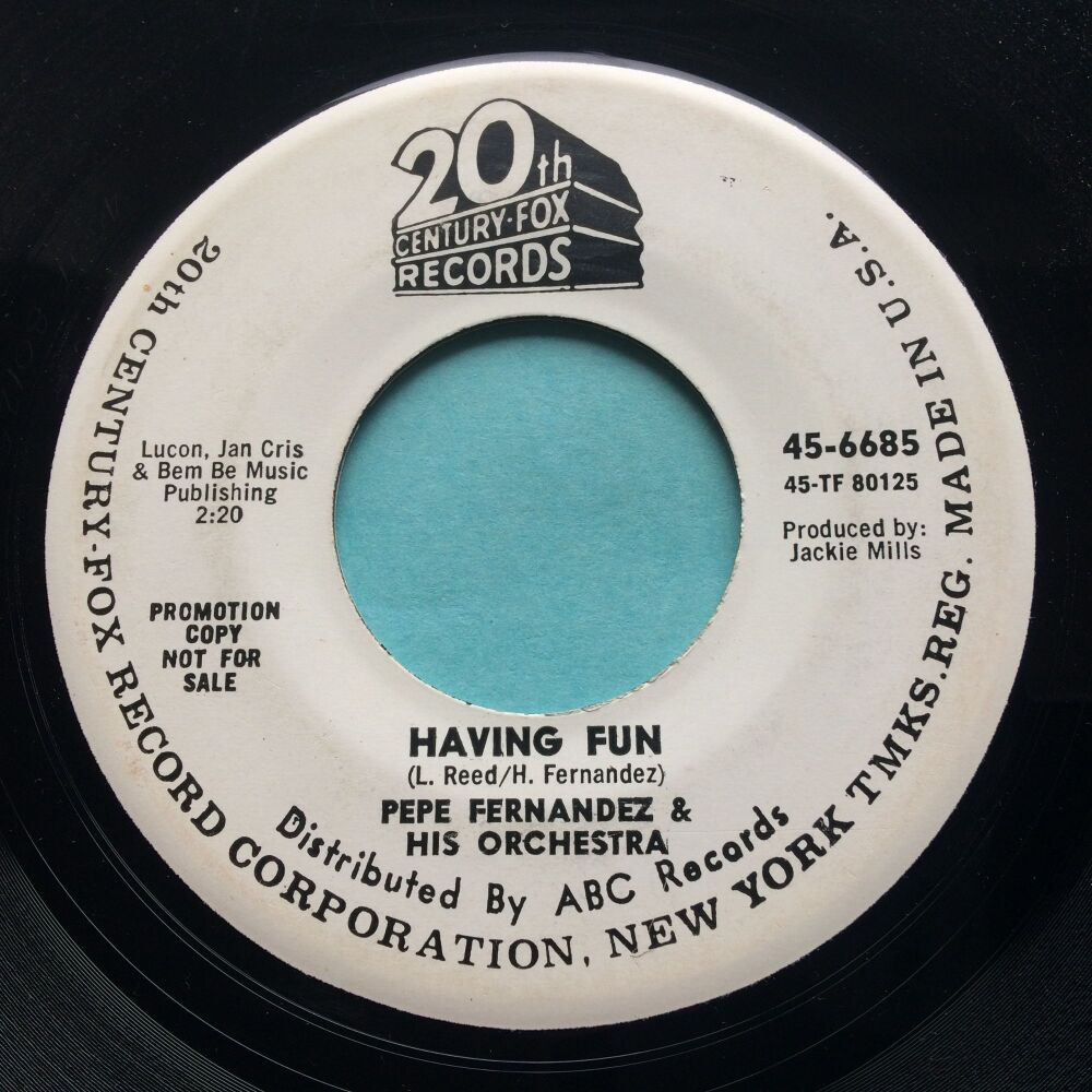 Pepe Fernandez - Having fun - 20th Century-Fox promo - VG+