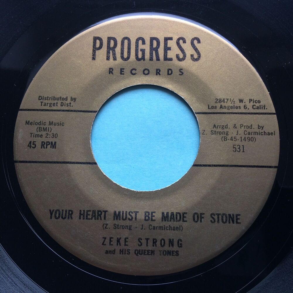 Zeke Strong - Your heart must be made of stone - Progress - Ex-