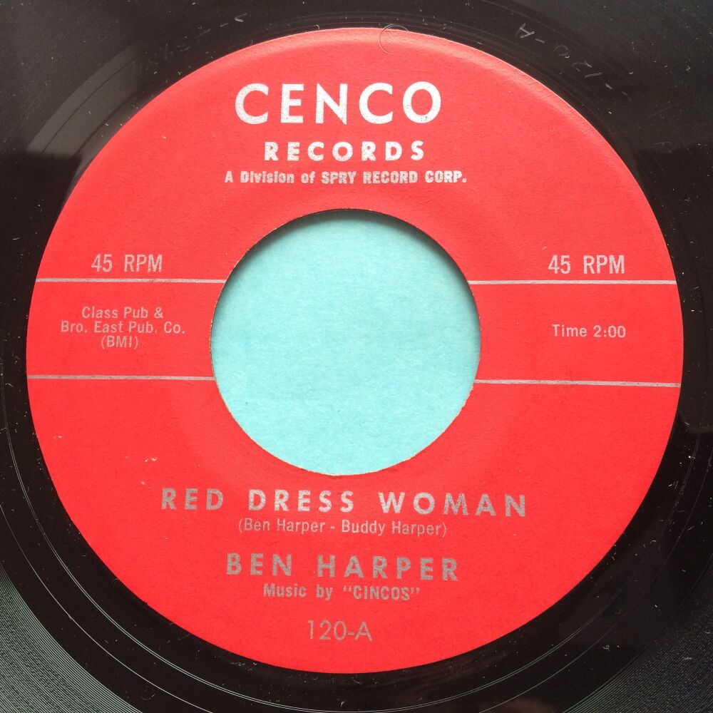 Ben Harper - Red dress woman b/w Drop in to see me - Cenco - Ex