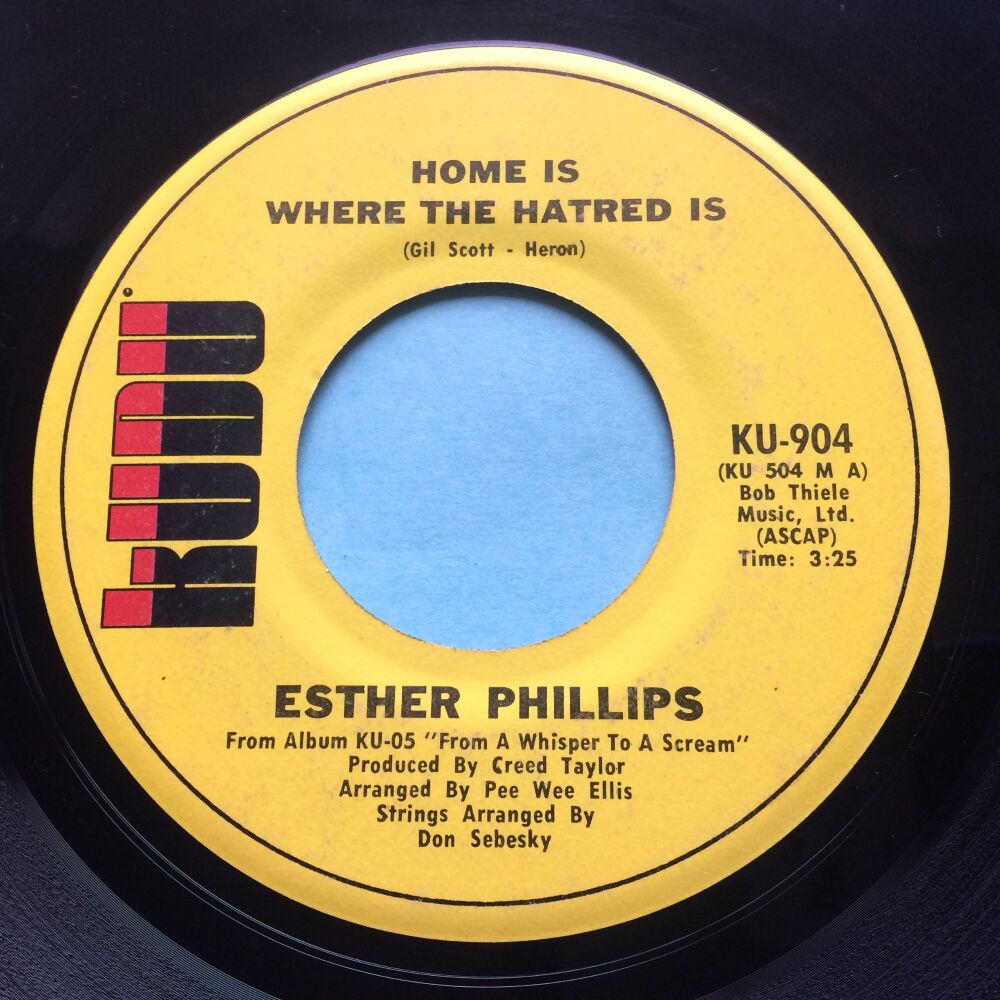 Esther Phillips - Home is where the hatred is - Kudu - Ex-