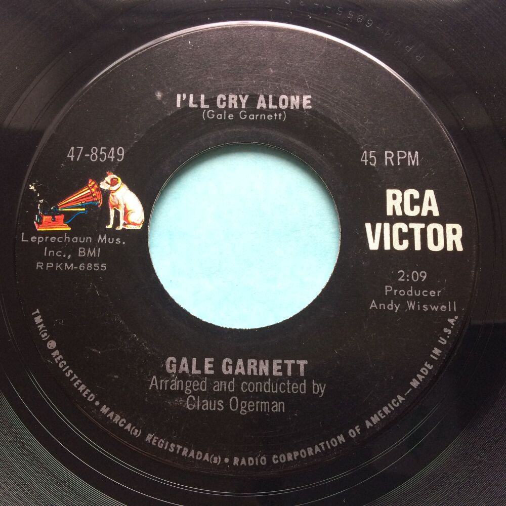 Gale Garnett - I'll cry alone - RCA - Ex
