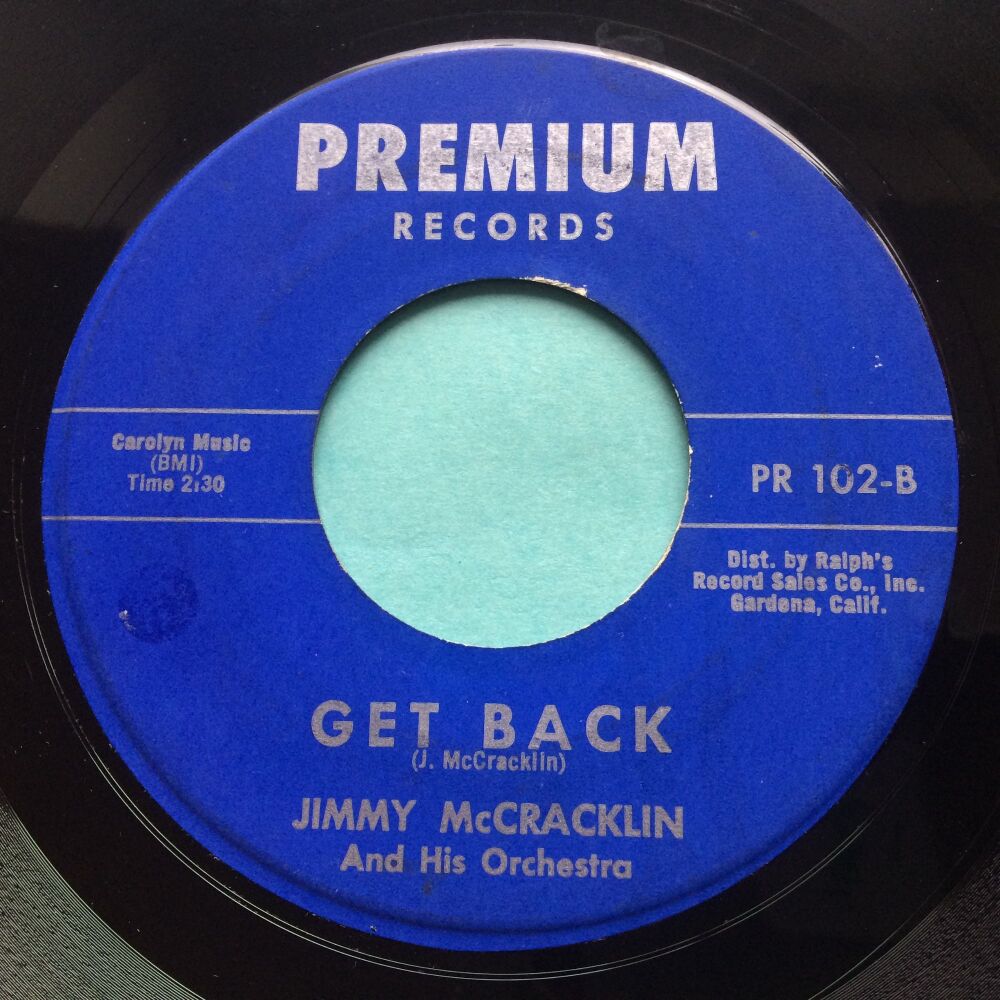 Jimmy McCracklin - Get back - Premium - VG+