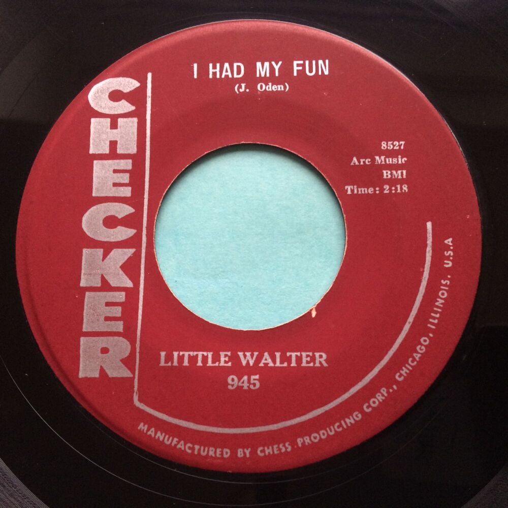 Little Walter - I had my fun b/w Ah'w baby - Checker - VG+