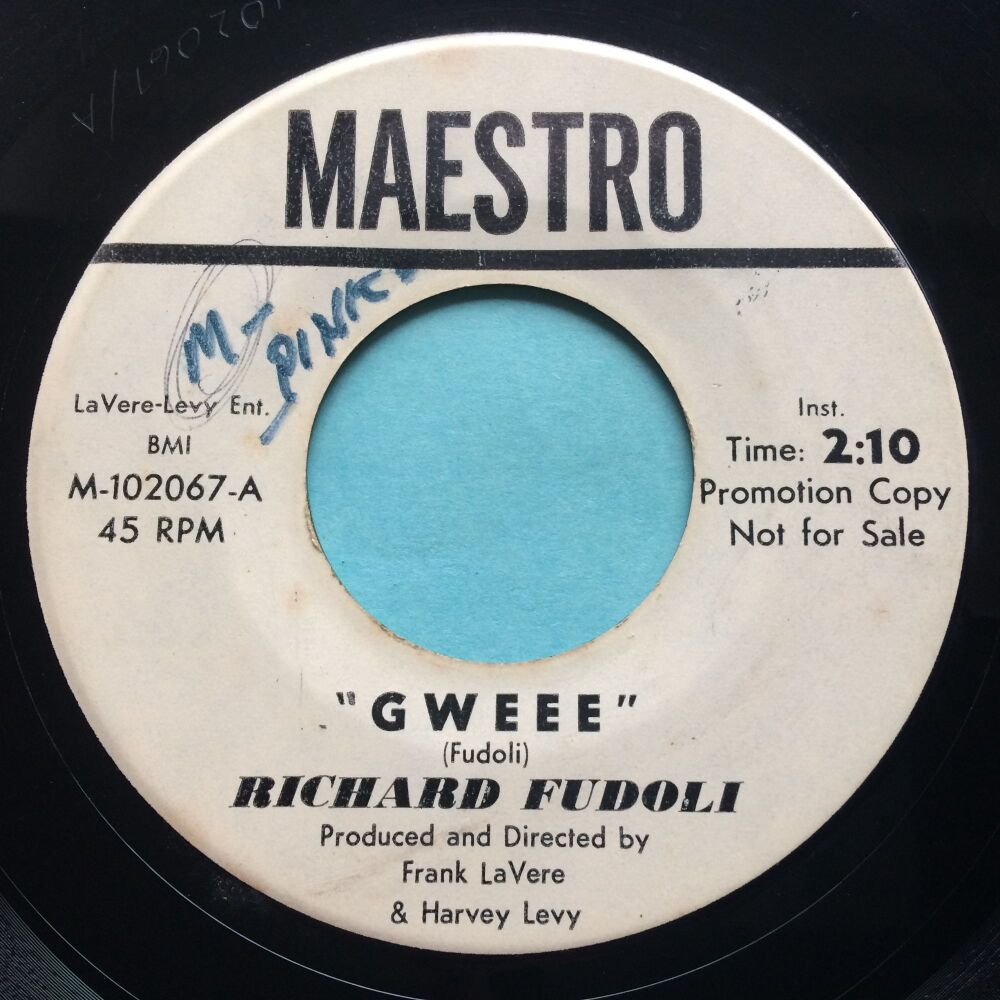 Richard Fudoli - Gweee - Maestro promo - VG+