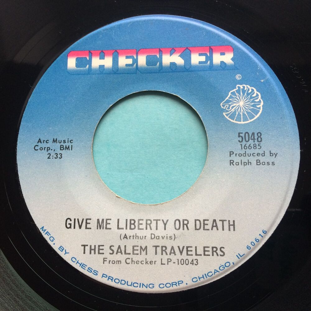 Salem Travelers - Give me liberty or death - Checker - VG+