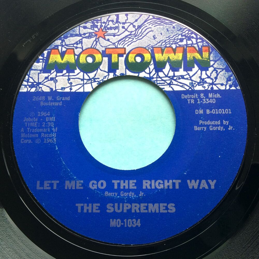 Supremes - Let me go the right way b/w Time changes things - Motown - Ex