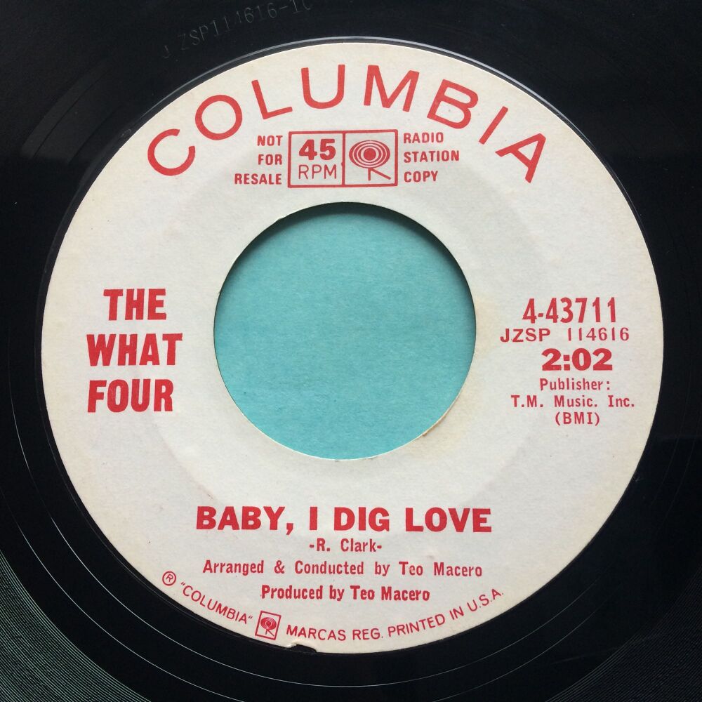 The What Four - I dig love - Columbia promo - VG+