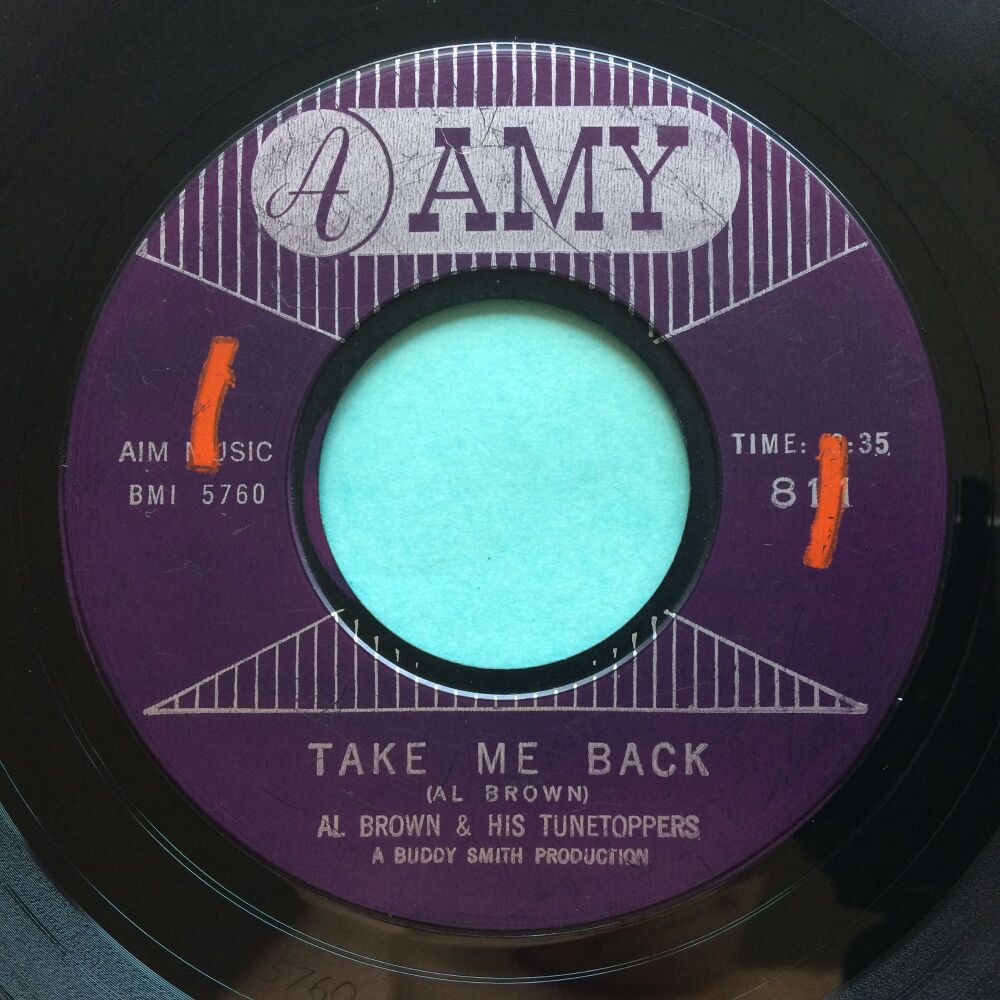 Al Brown & his Tunetoppers - Take me back - Amy - VG+