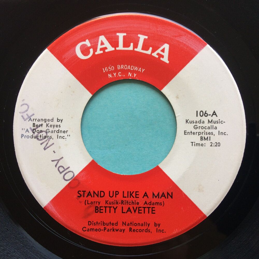 Betty Lavette - Stand up like a man b/w I'm just a fool for you - Calla - Ex-