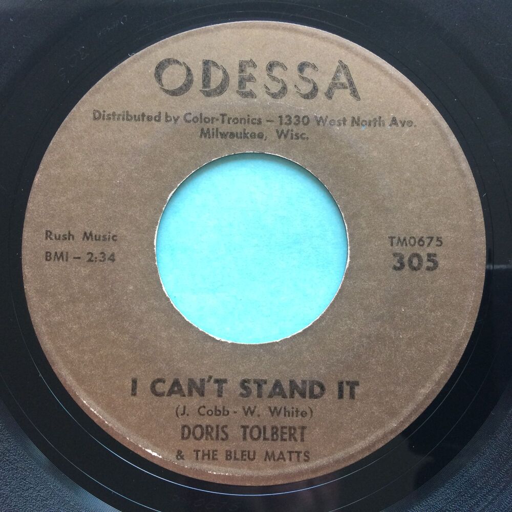 Doris Tolbert - I cant stand it b/w That's what's hurting me - Odessa - VG+
