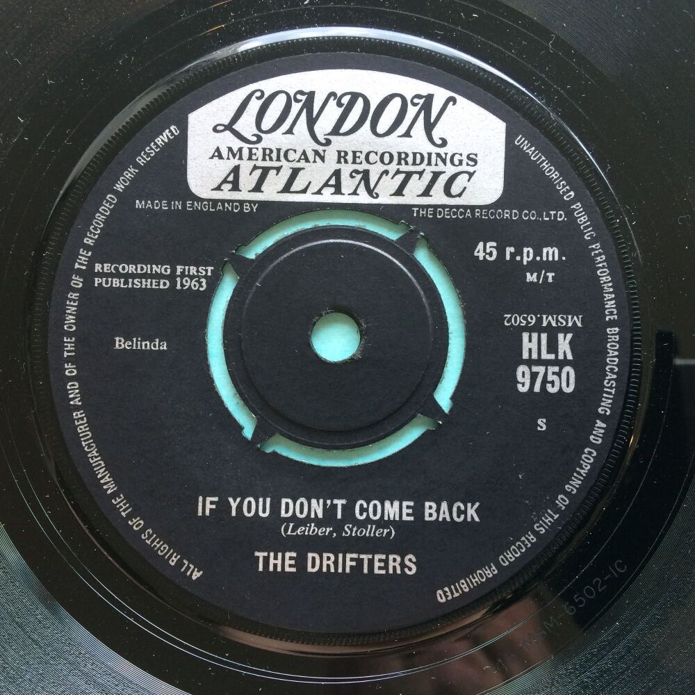 Drifters - If you don't come back b/w Rat Race - UK London Atlantic - Ex