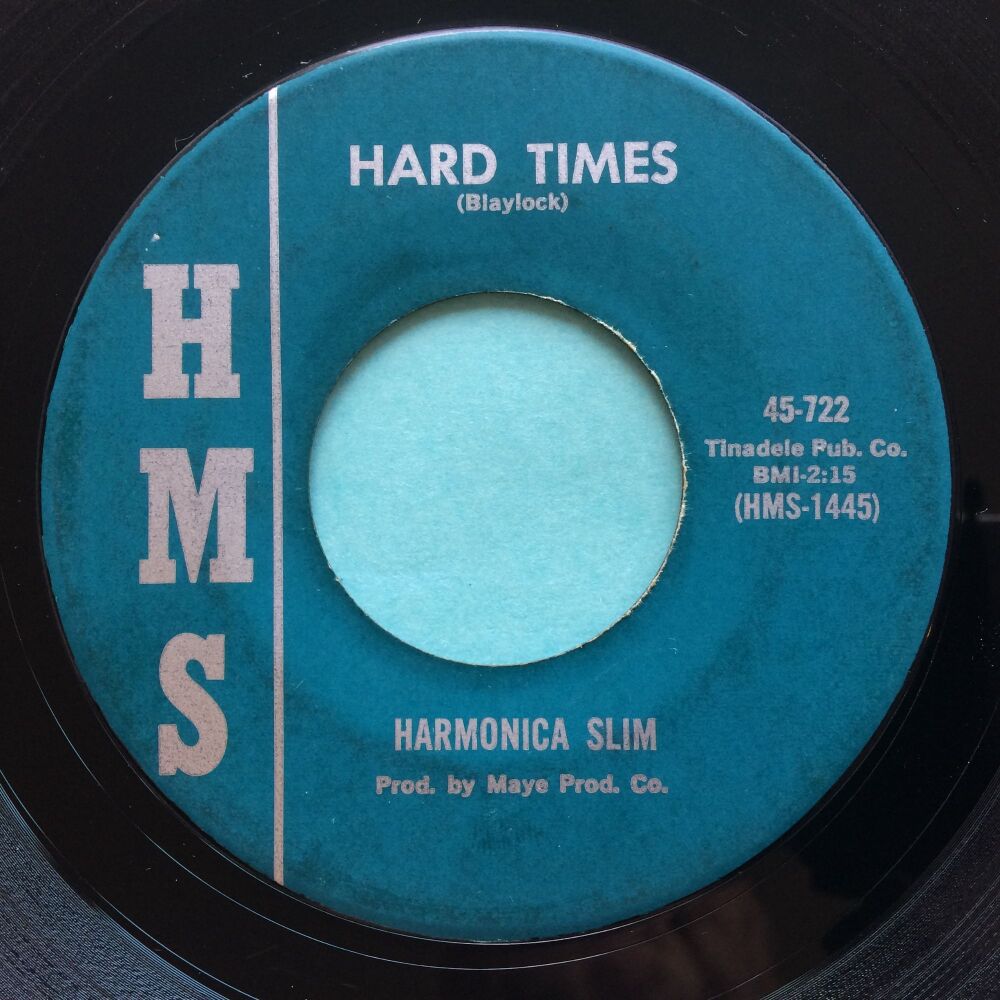 Harmonica Slim - Hard Times - HMS - VG+