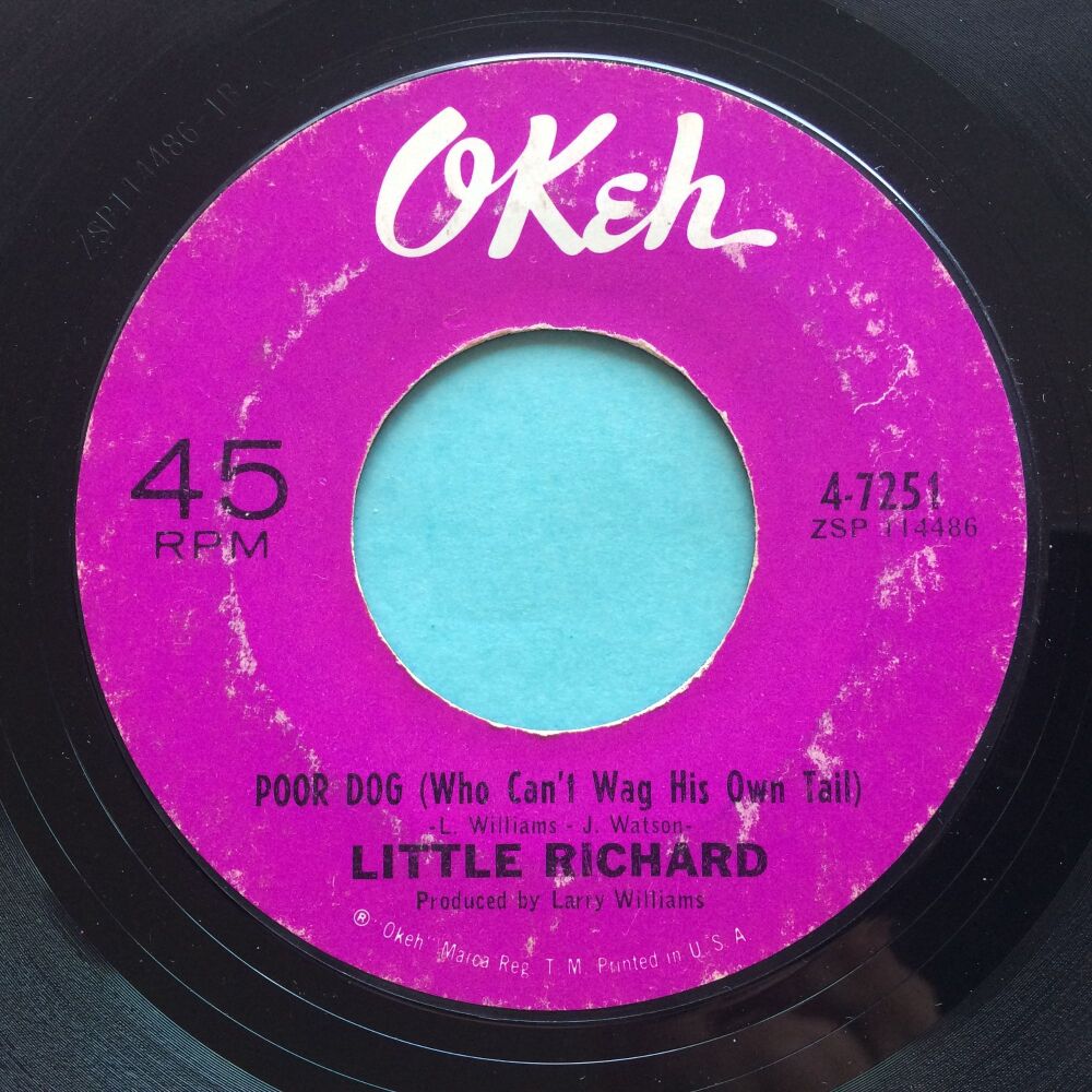 Little Richard - Well b/w Poor dog (Who can't wag his own tail) - Okeh - VG+
