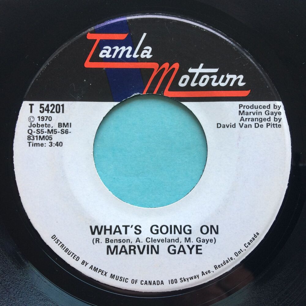 Marvin Gaye- What's going on  - Talma Motown (Canadian) 45 - Ex