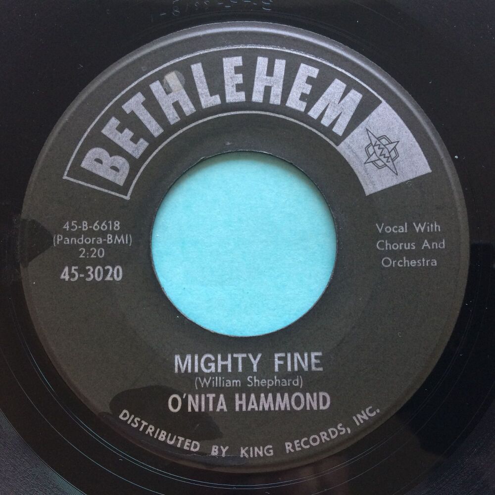 O'Nita Hammond - Mighty fine - Bethlehem - VG+