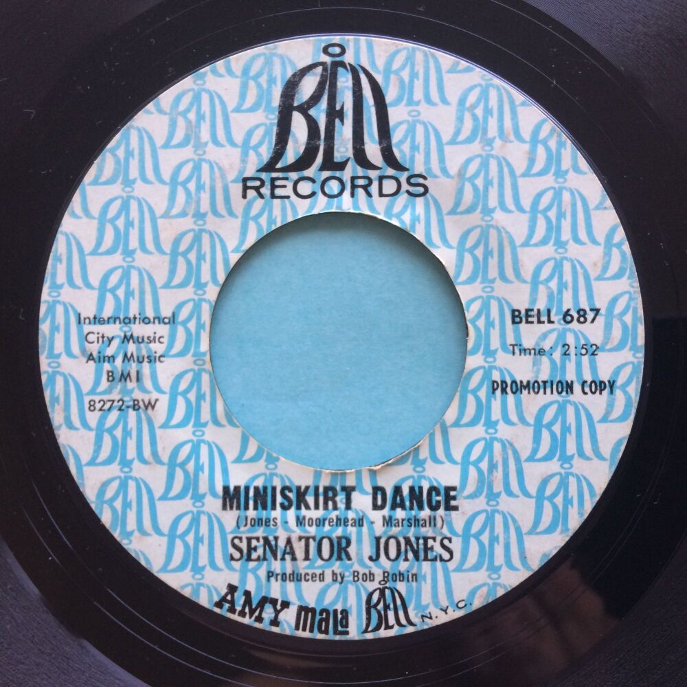 Senator Jones - Miniskirt dance b/w Sweet Thing - Bell promo - VG+