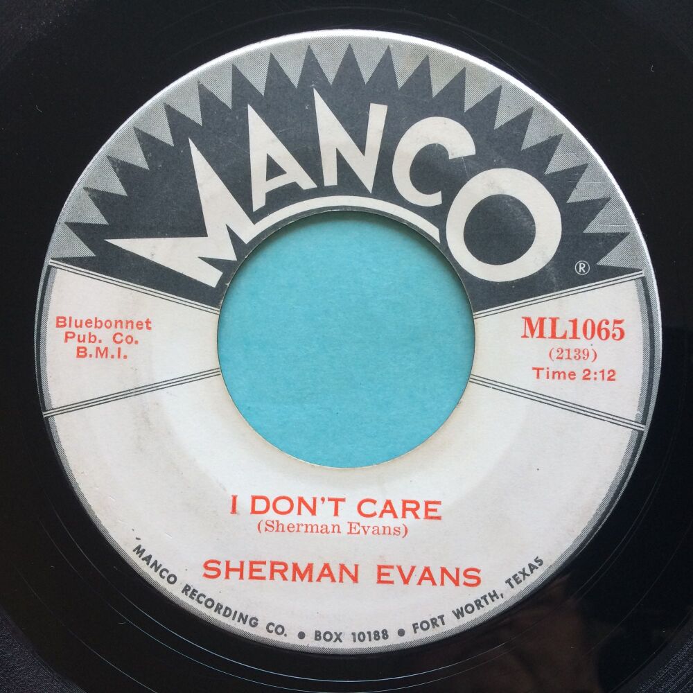 Sherman Evans - I don't care - Manco - VG+