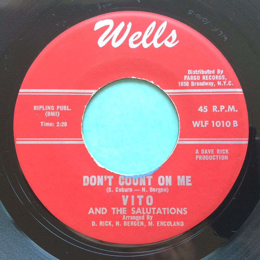 Vito and the Salutations -Don't count on me - Wells - VG+