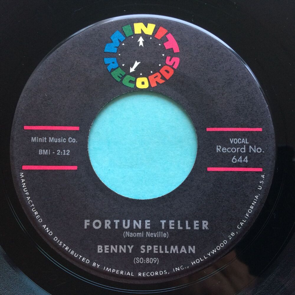 Benny Spellman - Fortune Teller - Minit - Ex/VG+