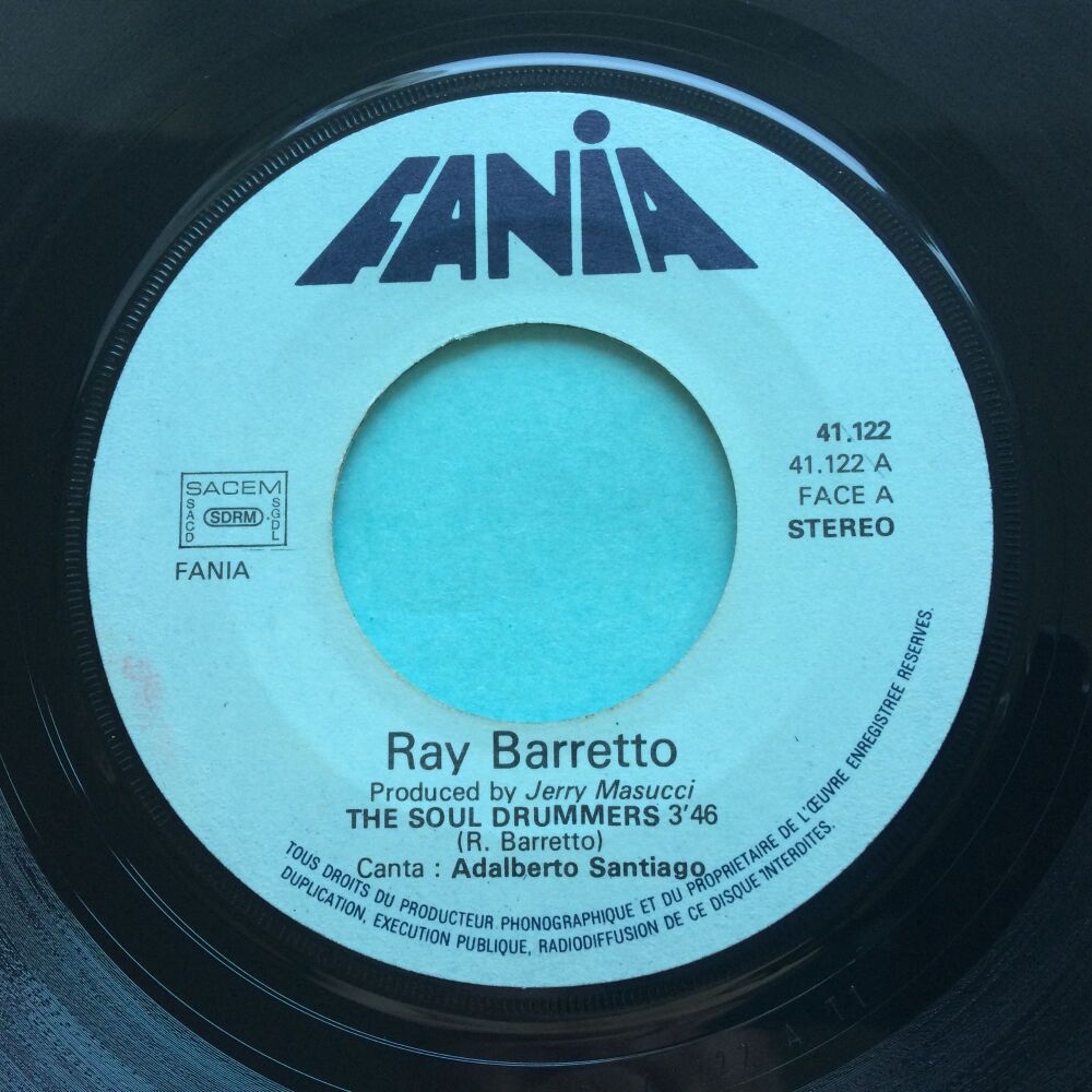 Ray Barretto - Soul Drummers b/w Acid - Fania (French) - VG+