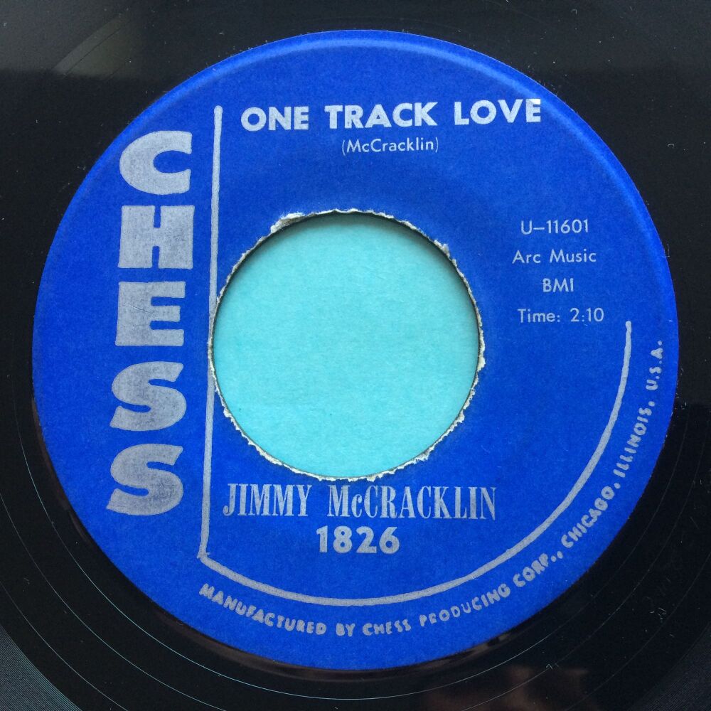 Jimmy McCracklin - One track love b/w Trottin' - Chess - Ex