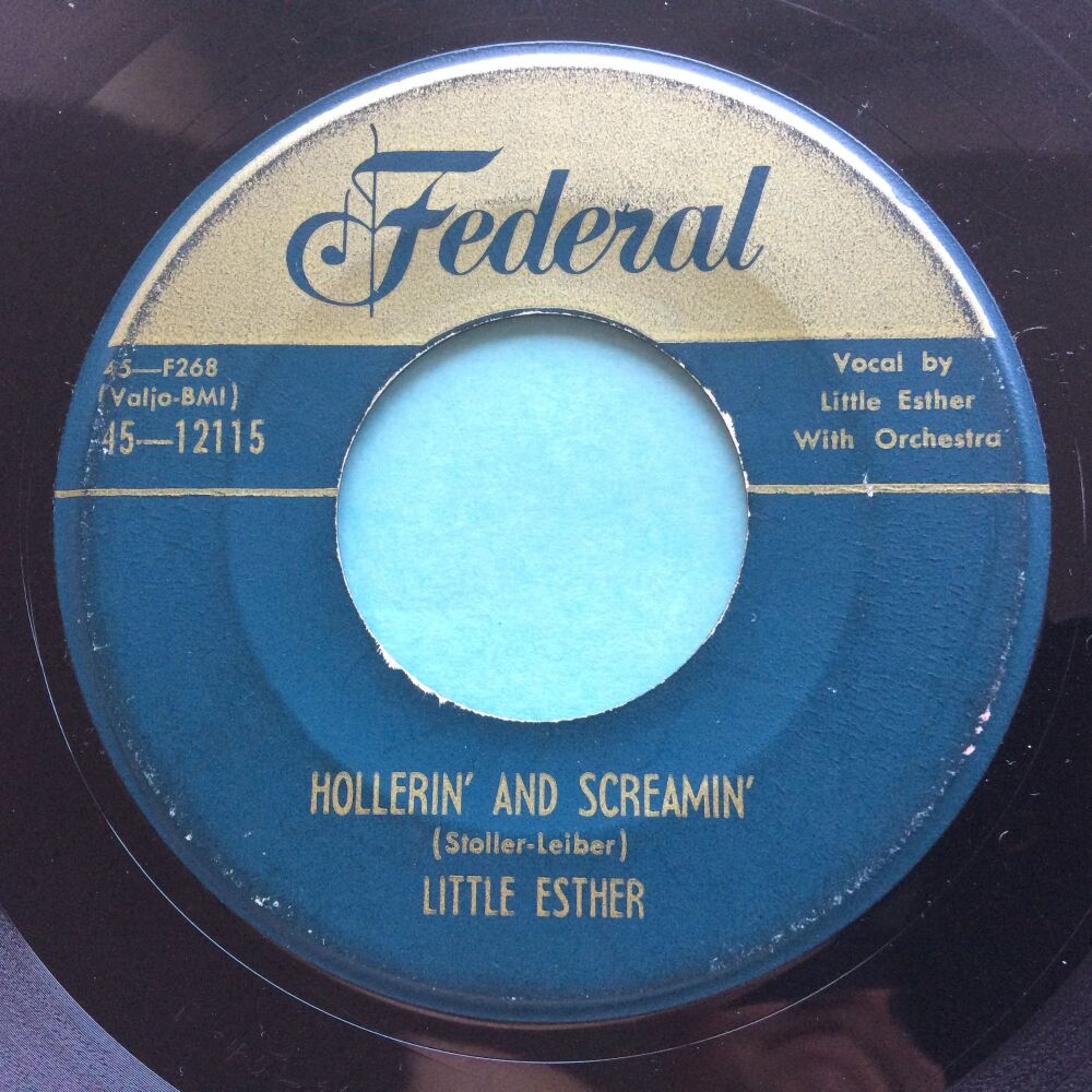 Little Esther -  Hollerin' And Screamin' b/w Turn The Lamps Down Low - Fede