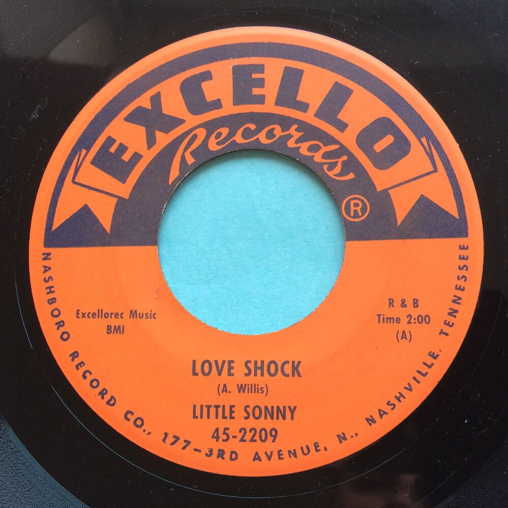 Little Sonny - Love shock b/w I'll love you baby - Excello - Ex