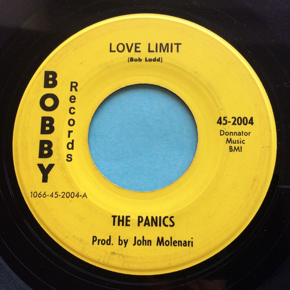 Panics - Love limit b/w Love riot - Bobby - Ex-