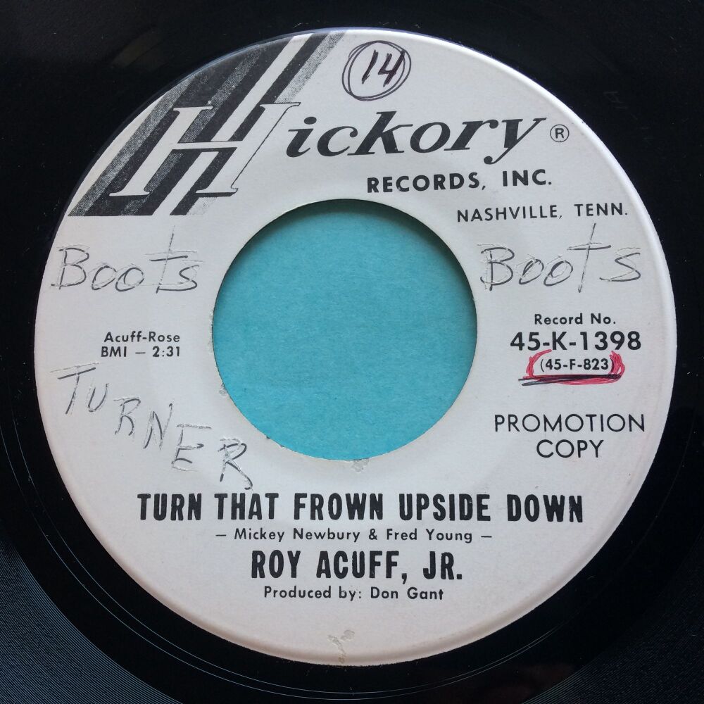 Roy Acuff, Jr - Turn that frown upside down - Hickory promo - VG+ (wol)