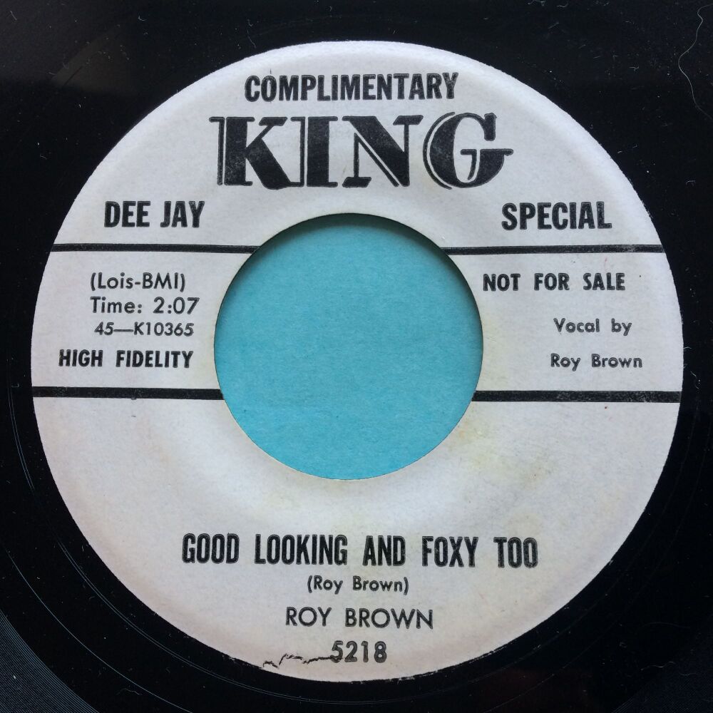 Roy Brown - Good looking and foxy too - King promo - Ex