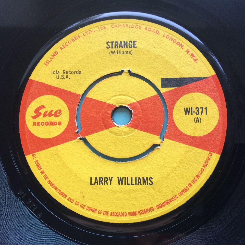 Larry Williams - Strange - UK Sue - Ex