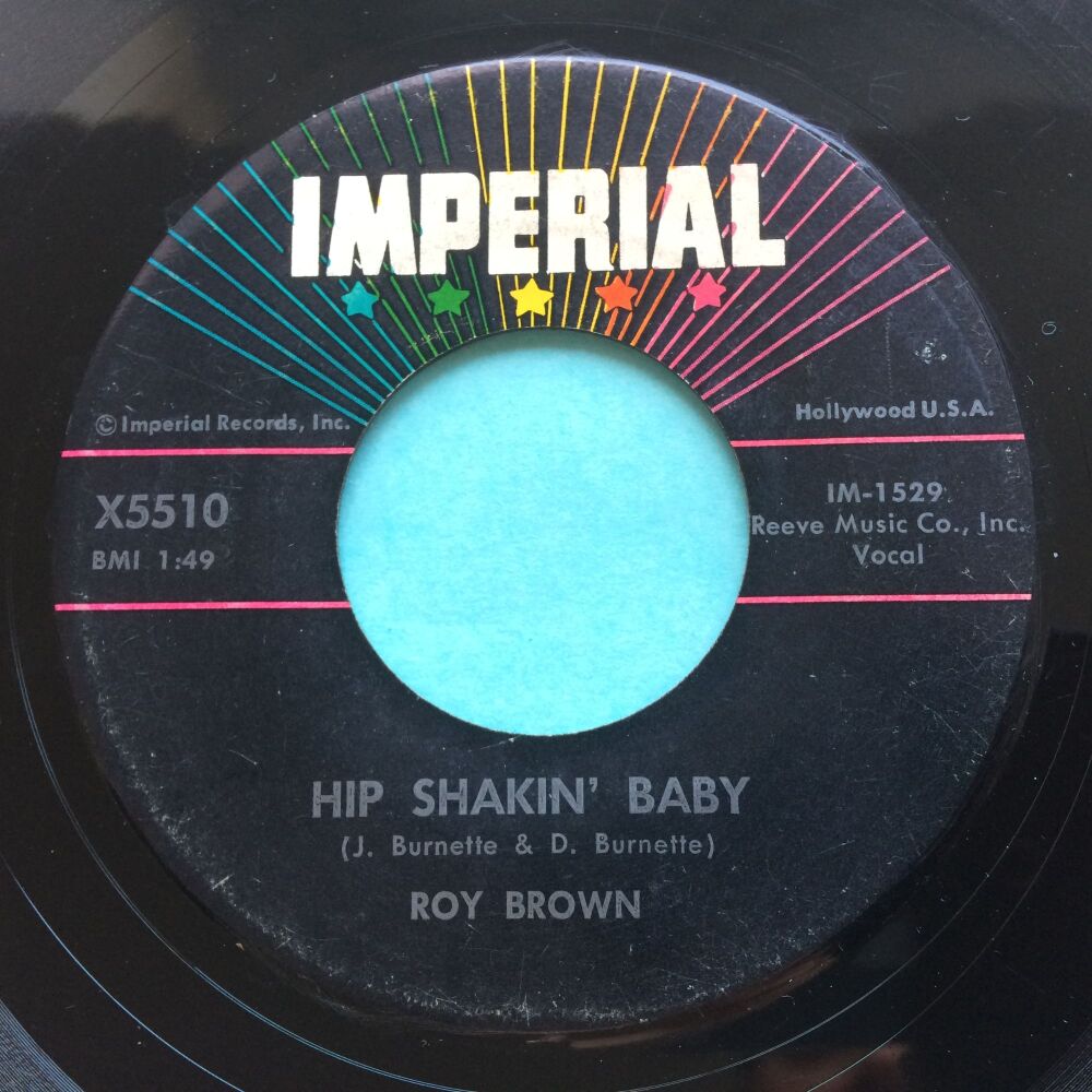 Roy Brown - Hip shakin' baby b/w Be my love tonight - Imperial - VG+