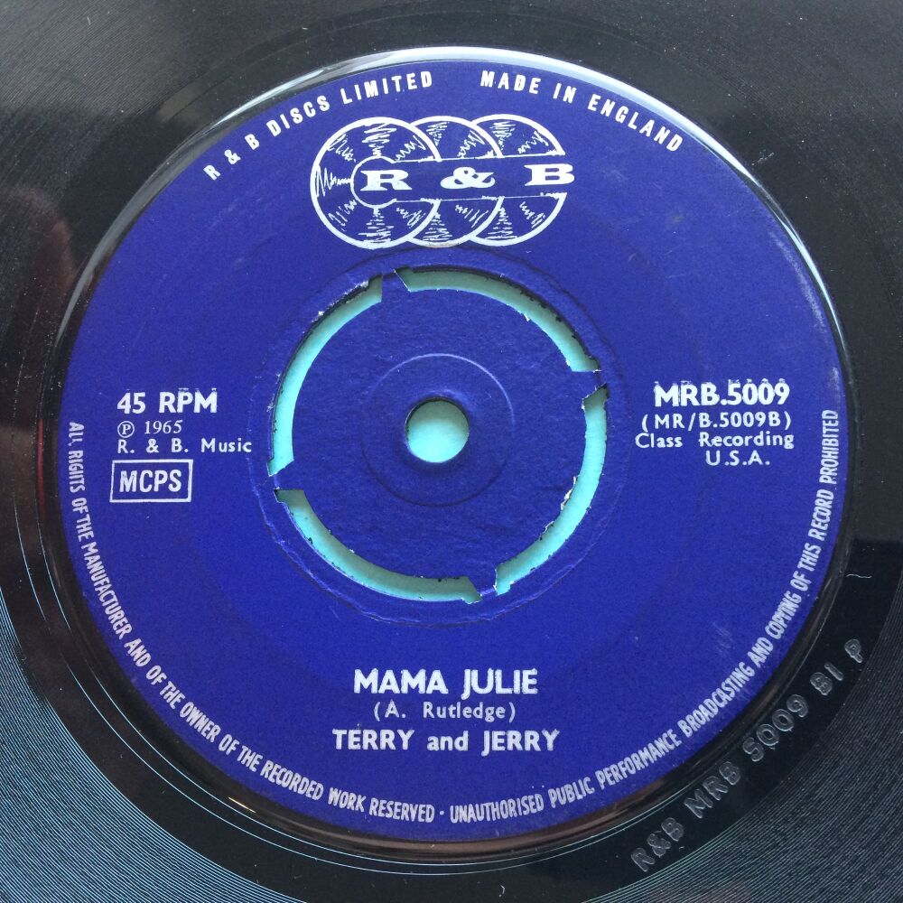 Terry and Jerry - Mama Julie - UK R&B - Ex-