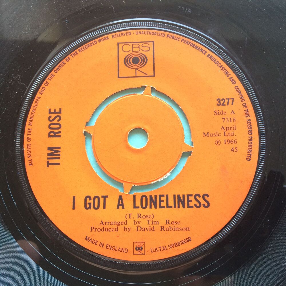 Tim Rose - I got a loneliness - U.K. CBS - Ex-