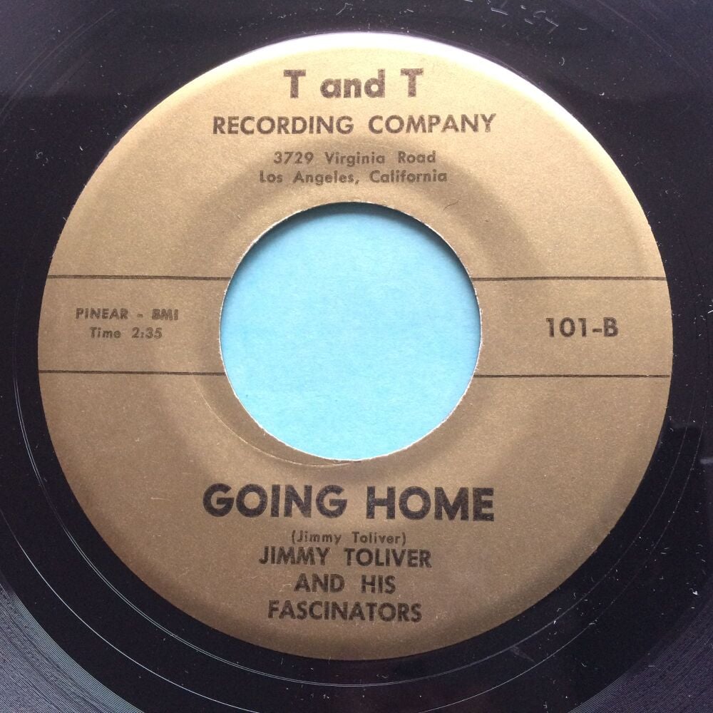 Jimmy Toliver - Going Home - T and T - Ex-