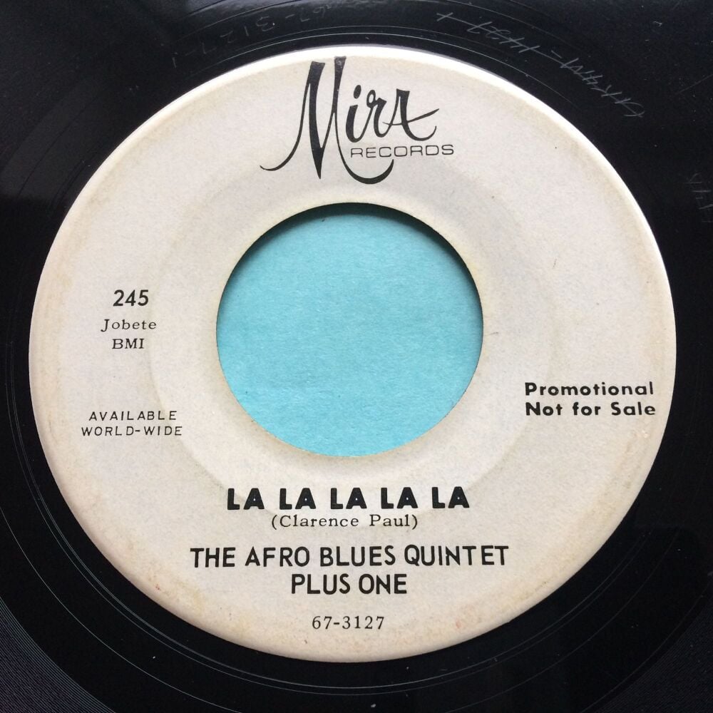 Afro Blues Quintet Plus One - La La La La La - Mira promo - Ex-