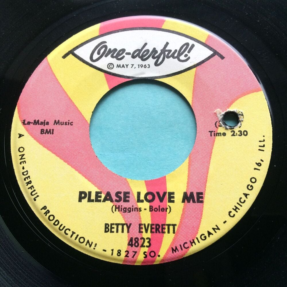 Betty Everett - Please love me - One-derful - Ex