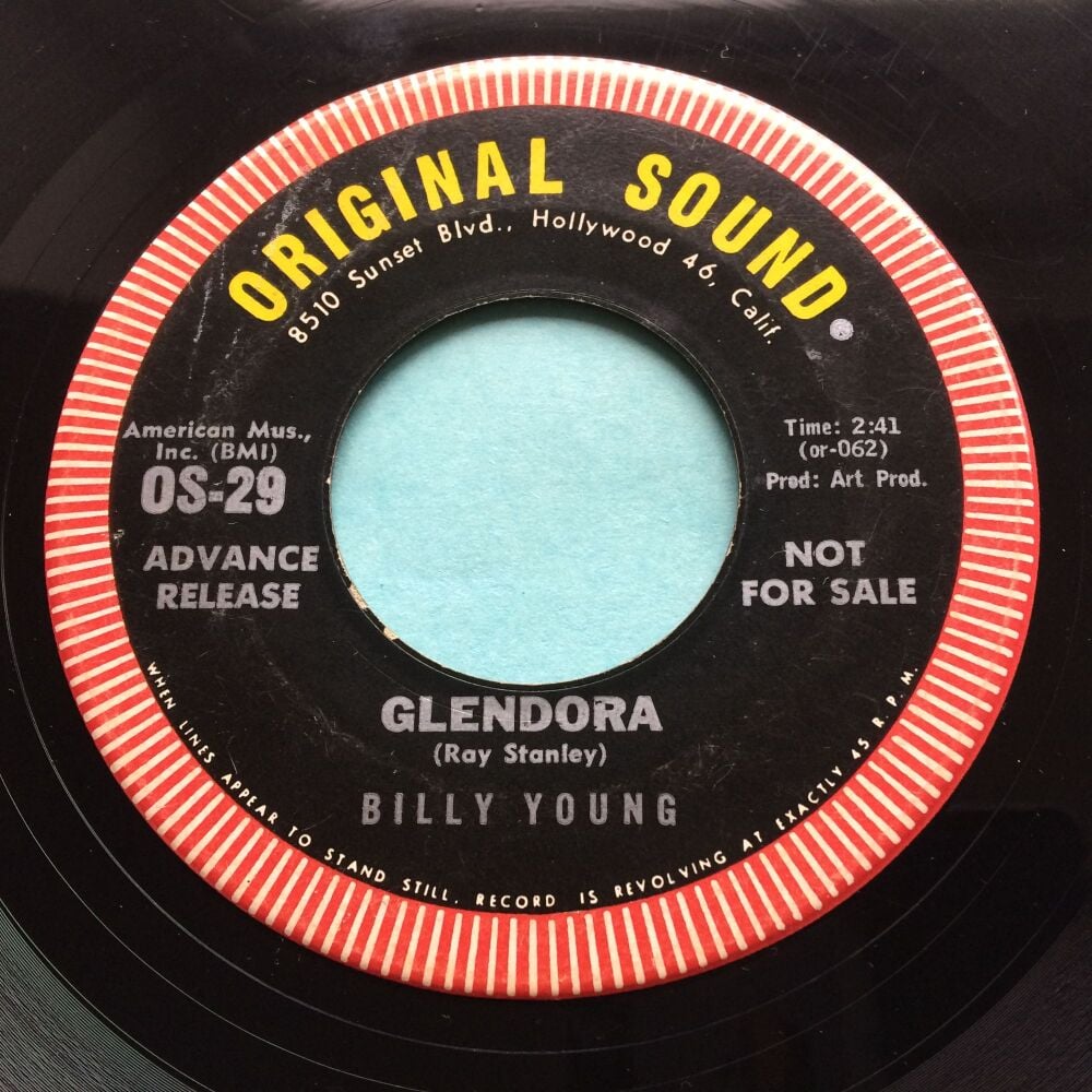 Billy Young - Glendora - Original Sound - VG+