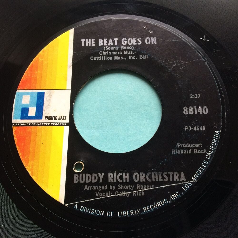 Buddy Rich Orchestra - The beat goes on - Pacific Jazz - VG+