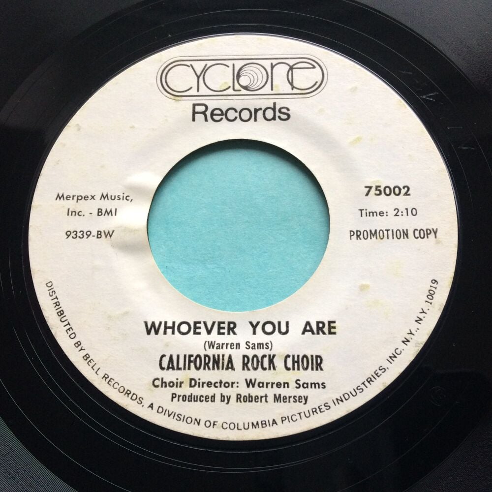 California Rock Choir - Whoever you are - Cyclone promo - Ex